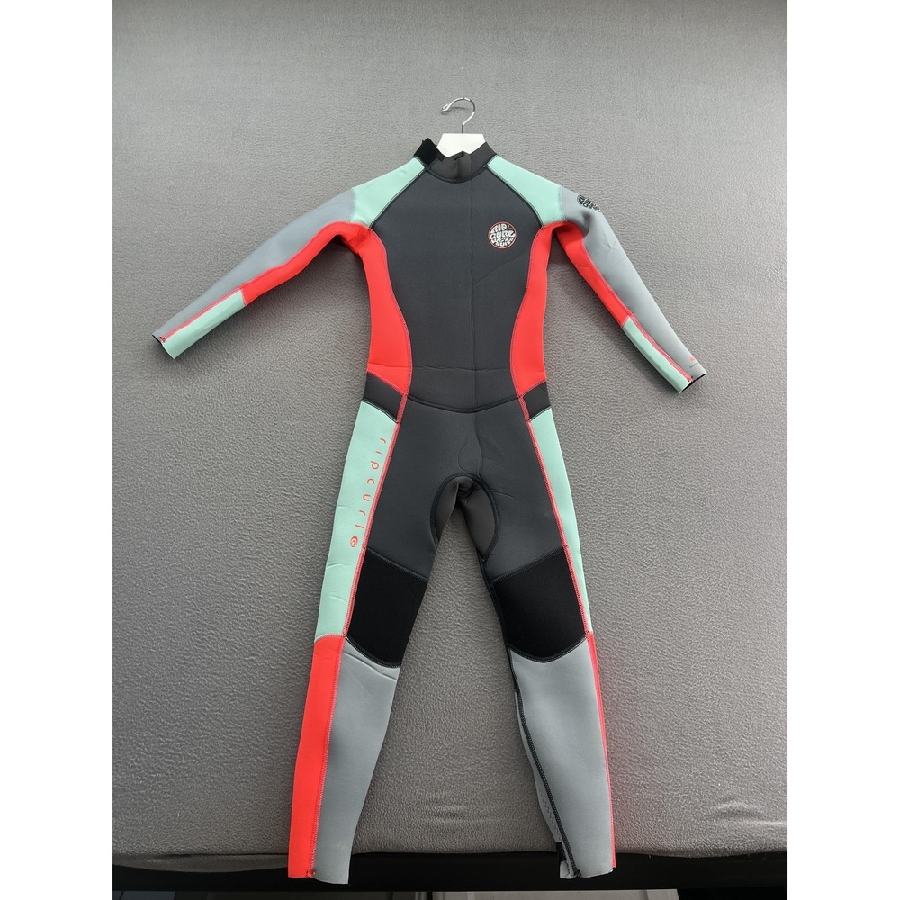 Rip Curl Dawn Patrol E4 3/2 Youth Small Wetsuit Full Zip Neoprene Suit